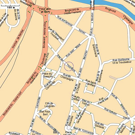 Plan du quartier